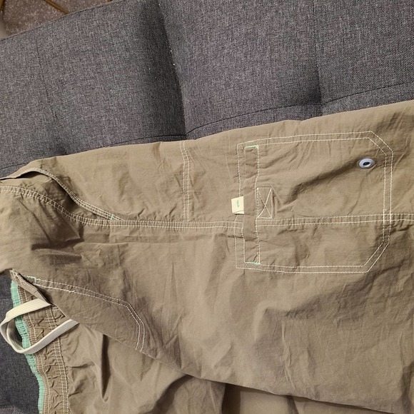 Mantaray Mens Swimwear, Tan with Mint Green Trim. Size 3XL - Picture 5 of 9